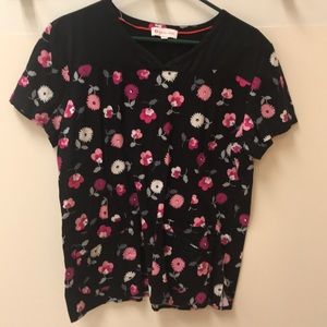 Flower scrub top large